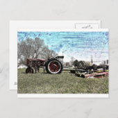 Little Red Tractor Briefkaart (Voorkant / Achterkant)