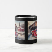 Little Red Truck AI artwork koffie mok (Midden)