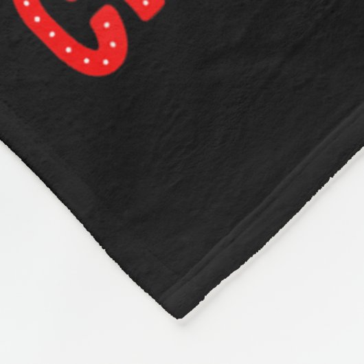 Little Red Truck Hauling A Christmas Tree  Fleece Deken (Hoek)