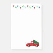 Little Red Truck kerst Post-it® Notes (Voorkant)