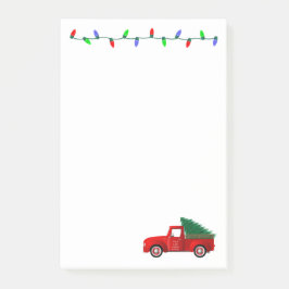 Little Red Truck kerst Post-it® Notes