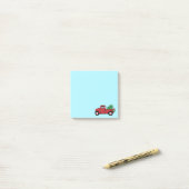 Little Red Truck-kerstboom Post-it® Notes (Op bureau)