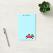 Little Red Truck-kerstboom Post-it® Notes (Kantoor)