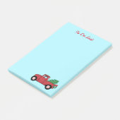 Little Red Truck-kerstboom Post-it® Notes (Schuin)