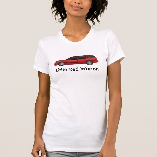 Little Red Wagon - 06 chili red T-shirt (Voorkant)