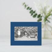 Little Red Wagon Briefkaart (Staand voorkant)