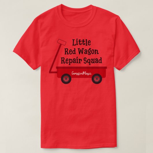 Little Red Wagon Repair Squad T-shirt (Design voorkant)