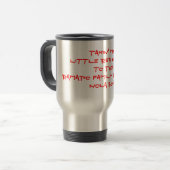 Little Red Wagon Travel Mug Reisbeker (Voorkant links)