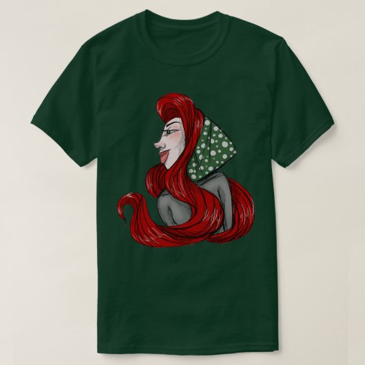 Little Redhead Riding Hood T-shirt (Design voorkant)