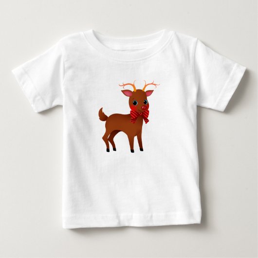 Little Reindeer Baby T-shirt (Voorkant)