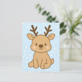 Little Reindeer Briefkaart (Staand voorkant)