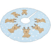 Little Reindeer Kerstboom Rok (Gekanteld)