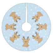 Little Reindeer Kerstboom Rok (Voorkant)