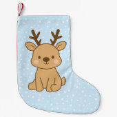 Little Reindeer Kleine Kerstsok (Voorkant)