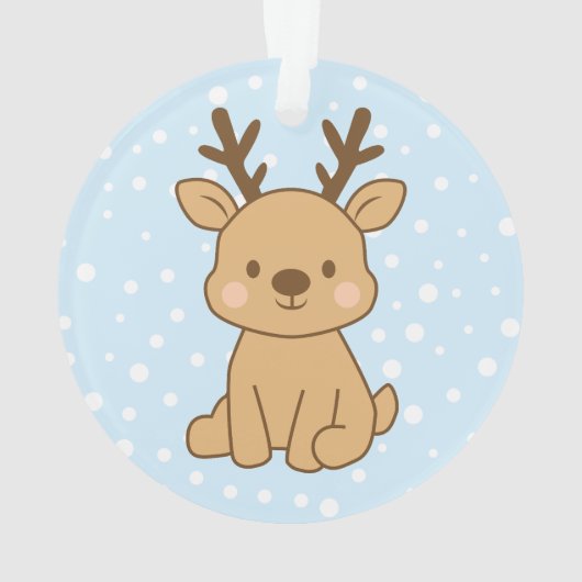 Little Reindeer Ornament (achterkant)