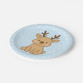Little Reindeer Papieren Bordje (Gekanteld)