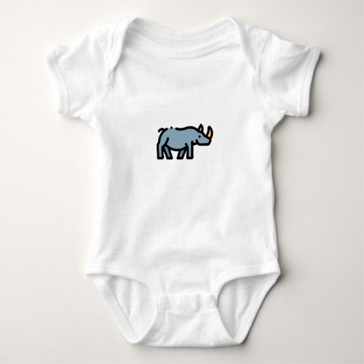 Little Rhino Romper (Voorkant)