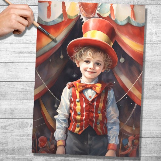 Little Ringmaster 2 Decoupage papier