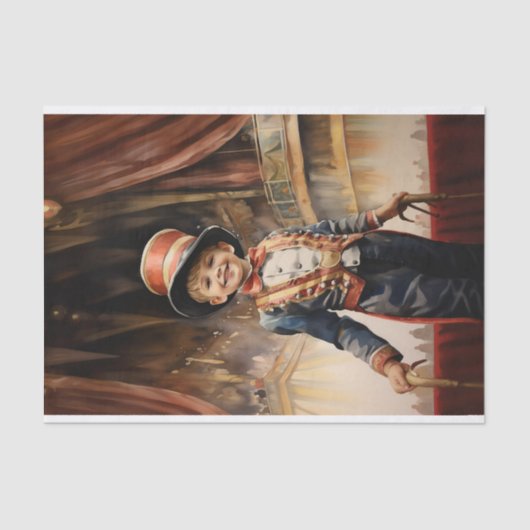 Little Ringmaster 3 Decoupage papier (Voorkant)