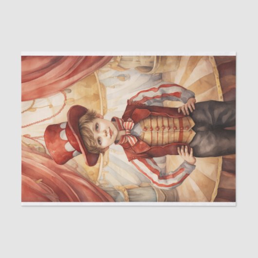 Little Ringmaster 5 Decoupage papier (Voorkant)