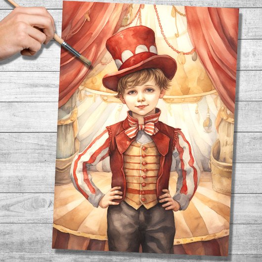 Little Ringmaster 5 Decoupage papier