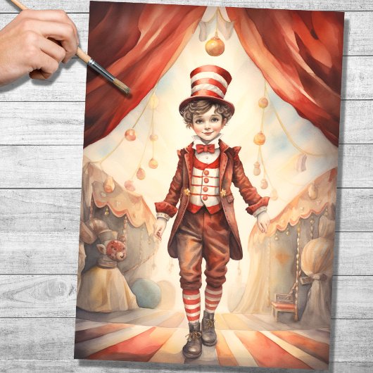 Little Ringmaster 6 Decoupage papier