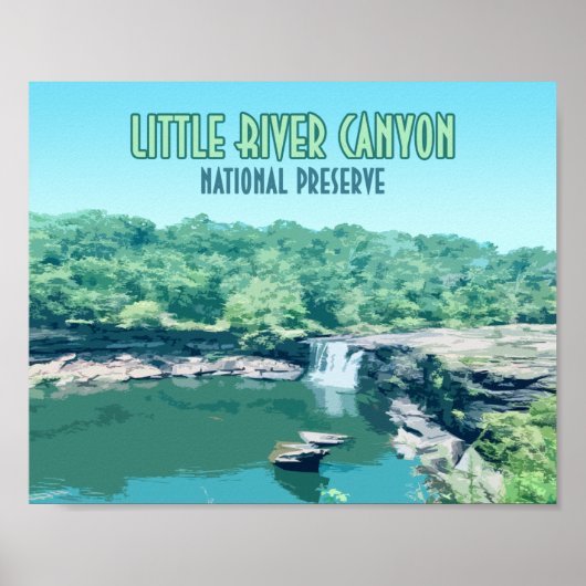 Little River Canyon National Preserve Alabama Poster (Voorkant)