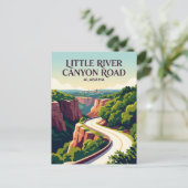 Little River Canyon Road Alabama Briefkaart (Staand voorkant)