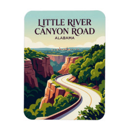 Little River Canyon Road Alabama Magneet