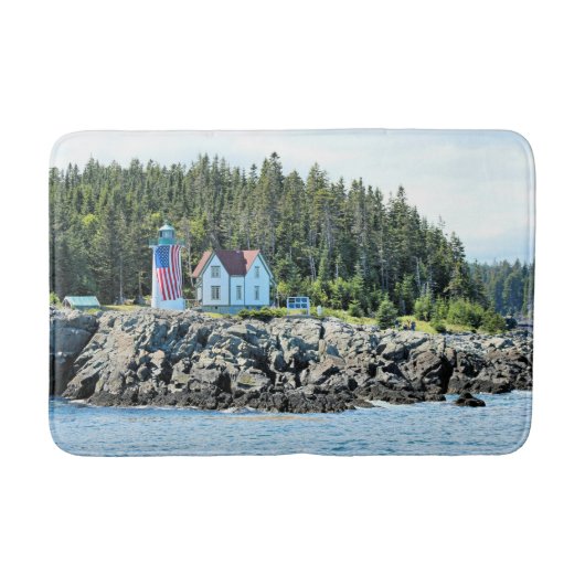 Little River Lighthouse, Cutler Maine Bath Mat (Voorkant)