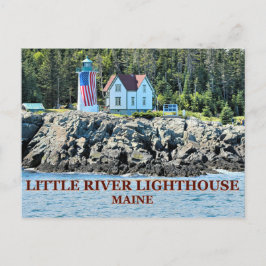 Little River Lighthouse, Maine Briefkaart