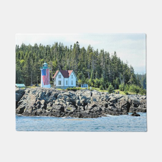 Little River Lighthouse, Maine door Mat (Voorkant)