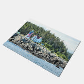 Little River Lighthouse, Maine door Mat (Schuin)