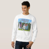 Little River Lighthouse, Maine Sweatshirt (Voorkant volledig)