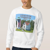 Little River Lighthouse, Maine Sweatshirt (Voorkant)