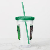 Little River Otter Painting Acryl Drinkbeker (Links)