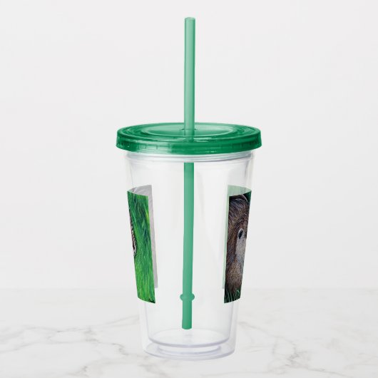 Little River Otter Painting Acryl Drinkbeker (Rechts)