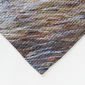 Little River Otter Painting Fleece Deken (Hoek)