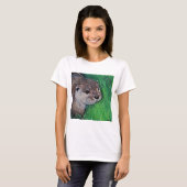 Little River Otter Painting T-shirt (Voorkant volledig)