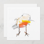 Little Robin Feestdagenkaart (Voorkant / Achterkant)