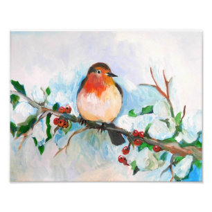 Little Robin Foto Afdruk