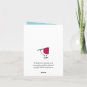 Little Robin Grey Bedankt voor je briefkaart (Achterkant)