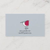 Little Robin Grey Visitekaartje (Achterkant)