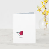 Little Robin Note-Kaart Kaart (Gele Bloem)