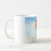 Little Robin Waterverf Painting Koffiemok (Links)