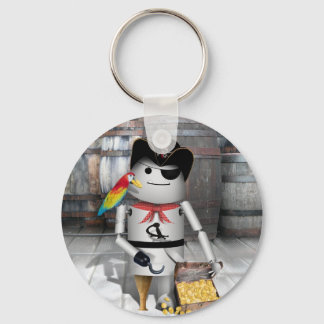 Little Robo-x9 voor Talk as a Pirate Day Sleutelhanger