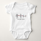 Little Robot Family Romper (Voorkant)