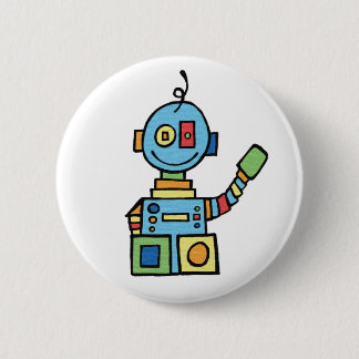 Little Robot Ronde Button 5,7 Cm