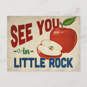 Little Rock Arkansas Apple - Vintage Travel Briefkaart