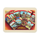 Little Rock Arkansas AR Large Letter Briefkaart CT Magneet (Horizontaal)